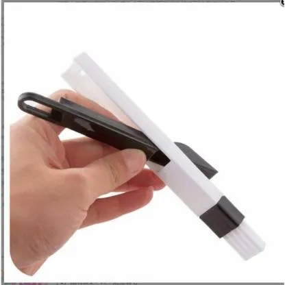 0850 2 in 1 Multi-Function Plastic Window Slot Keyboard Wardrobe Dust Removal Cleaning Brush