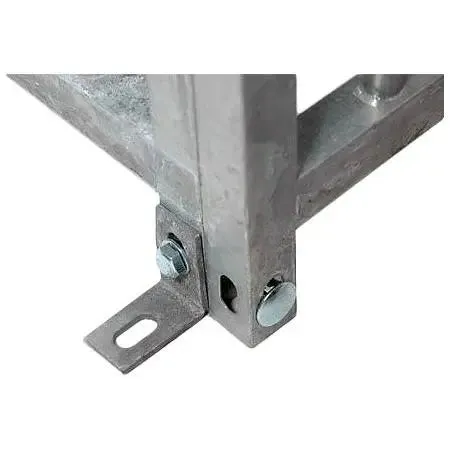 1.0 x 1.84m - Heavy-duty Galvanised Dog Run Panel - 8cm Gap