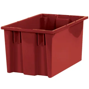 16 x 10 x 8 7/8" Red Stack & Nest Containers