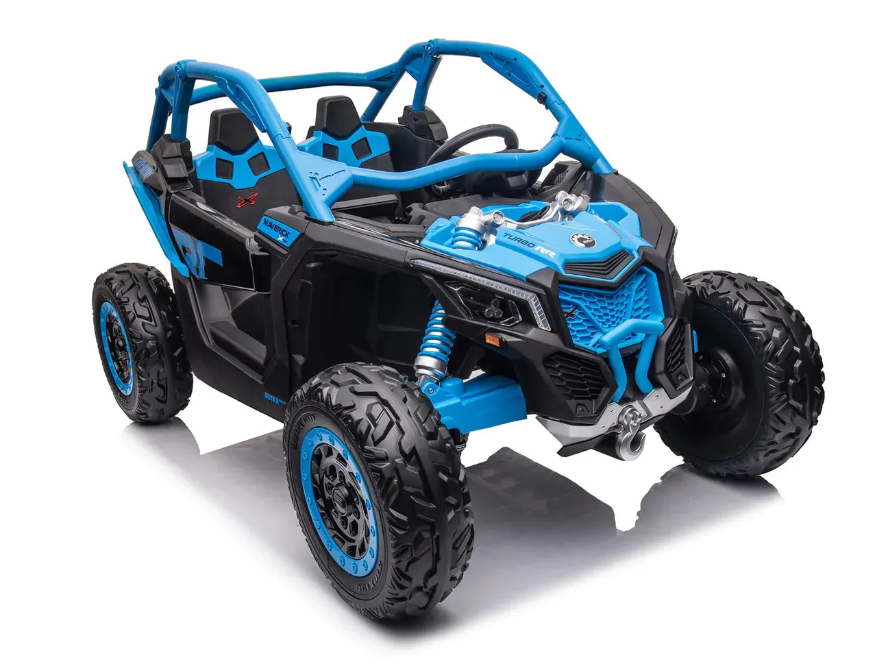 2025 | 2x24V Licensed CAN AM RS Maverick UTV Kids' Ride-On Car Large 2 Seater Buggy | 4x4 Upgraded | Leather Seats | Rubber Tires |  800Watts | Remote