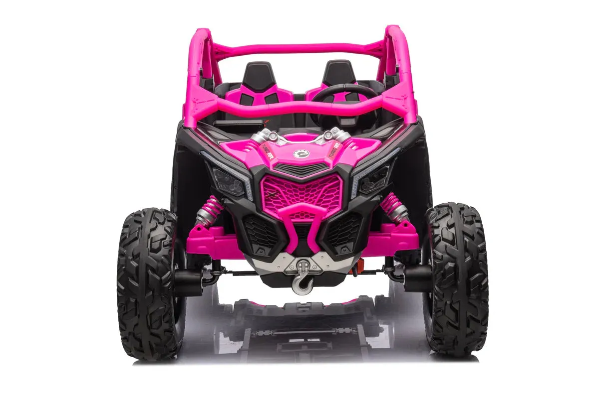 2025 | 2x24V Licensed CAN AM RS Maverick UTV Kids' Ride-On Car Large 2 Seater Buggy | 4x4 Upgraded | Leather Seats | Rubber Tires |  800Watts | Remote