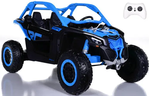 2025 | 2x24V Licensed CAN AM RS Maverick UTV Kids' Ride-On Car Large 2 Seater Buggy | 4x4 Upgraded | Leather Seats | Rubber Tires |  800Watts | Remote