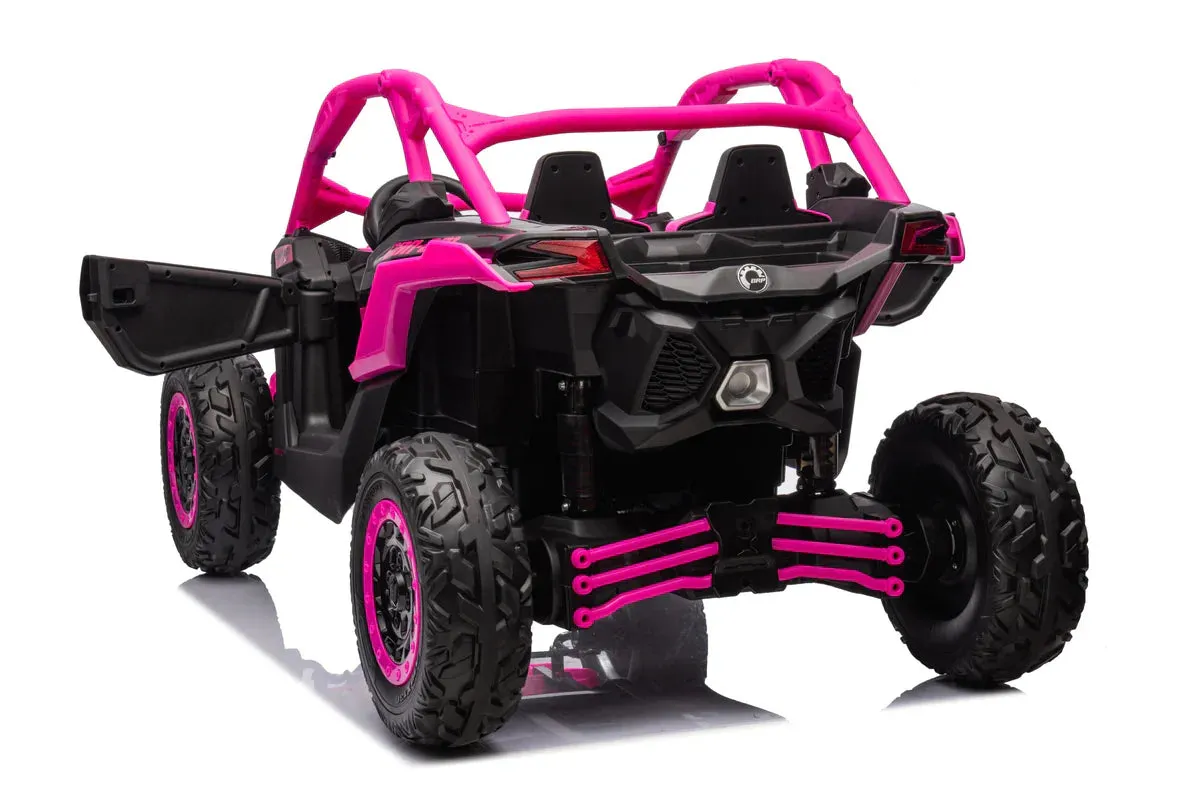 2025 | 2x24V Licensed CAN AM RS Maverick UTV Kids' Ride-On Car Large 2 Seater Buggy | 4x4 Upgraded | Leather Seats | Rubber Tires |  800Watts | Remote