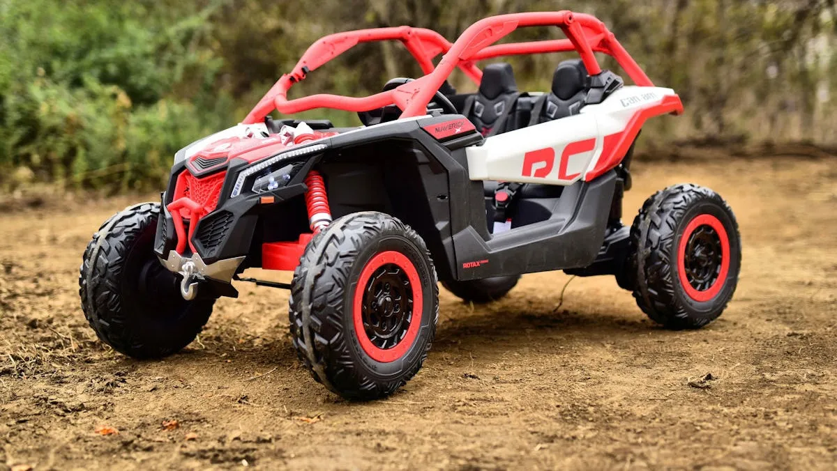 2025 | 2x24V Licensed CAN AM RS Maverick UTV Kids' Ride-On Car Large 2 Seater Buggy | 4x4 Upgraded | Leather Seats | Rubber Tires |  800Watts | Remote