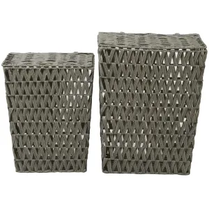 2pc Basket Set in Grey