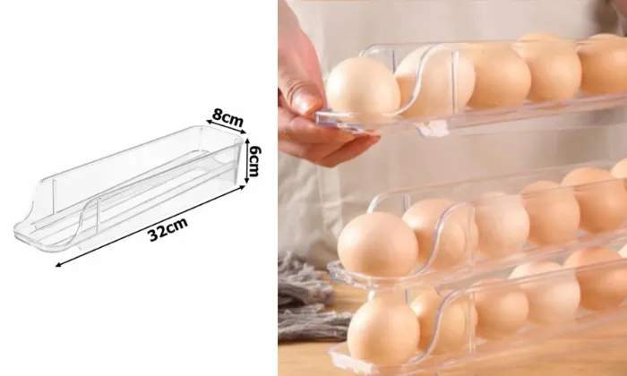 3 Tier Egg Stacker Rack - Fine Living