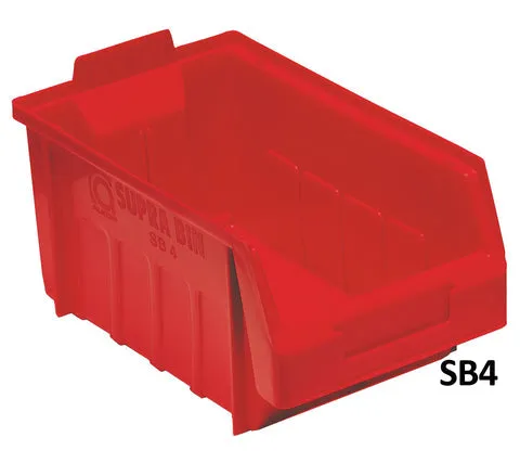 Alkon: SB 4 Supra Bin 290mm X 178mm X 143mm Blue/Red