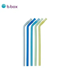 B BOX 5Pc Silicone Straw