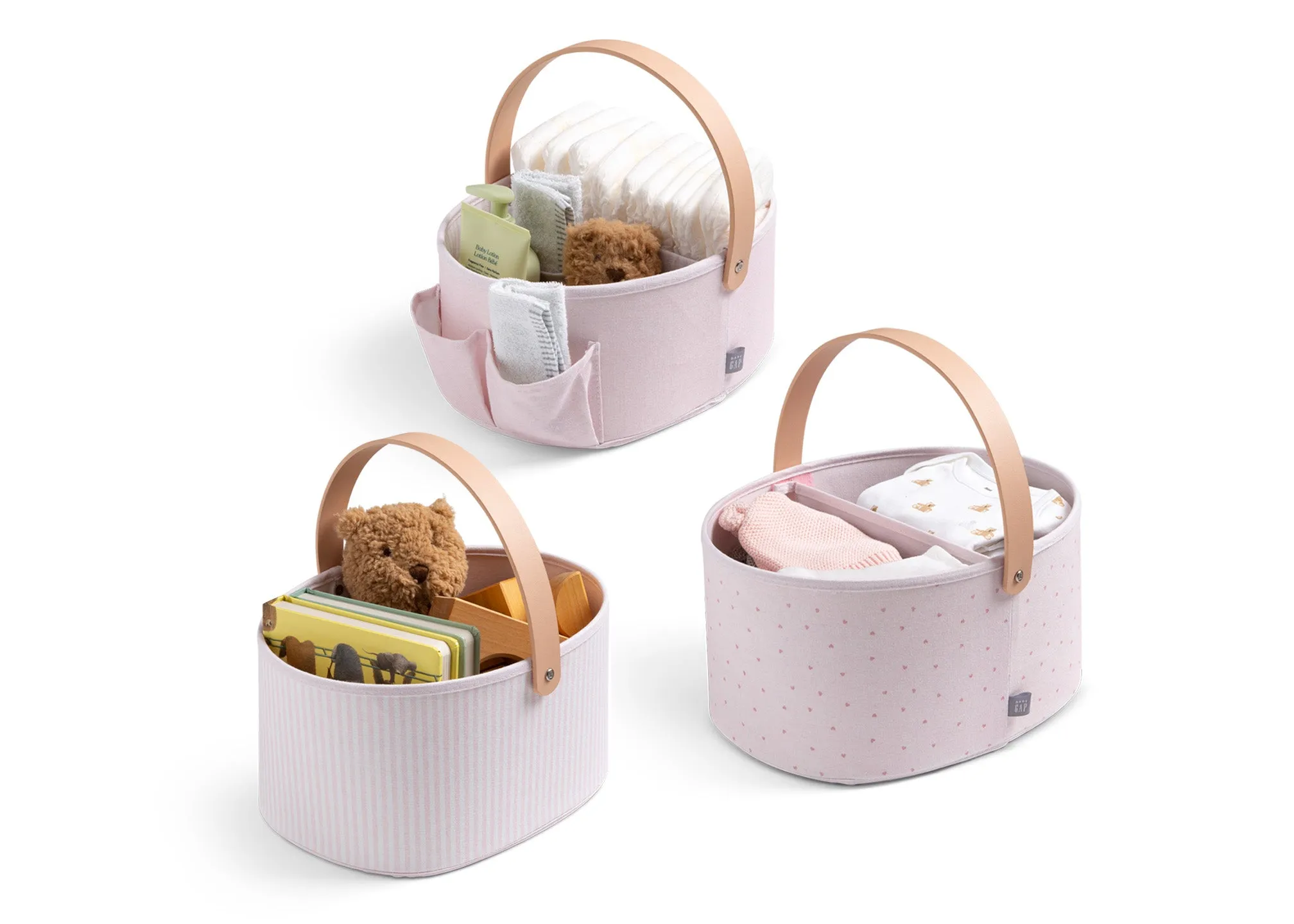 babyGap 3-Pack Nested Fabric Storage Bins with Handles