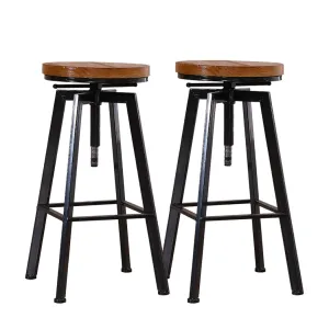 Bar Stools x 2 - Industrial