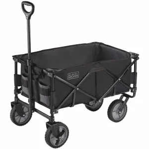 Black & Decker BDSTCTBK01 Collapsible Wagon (Black)