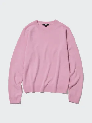 Cashmere jumper in pink