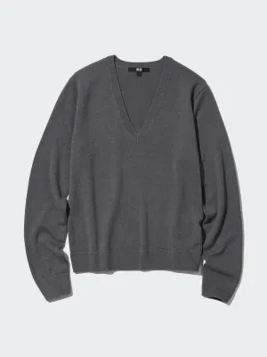 Cashmere v neck jumper