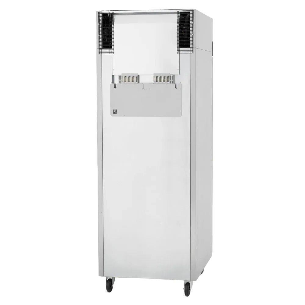 Commercial Reach in Freezer 1 Section Solid Door, 23 Cu Ft Frigos Premium FGP-FZ-1D Stainless Steel Interior and Exterior