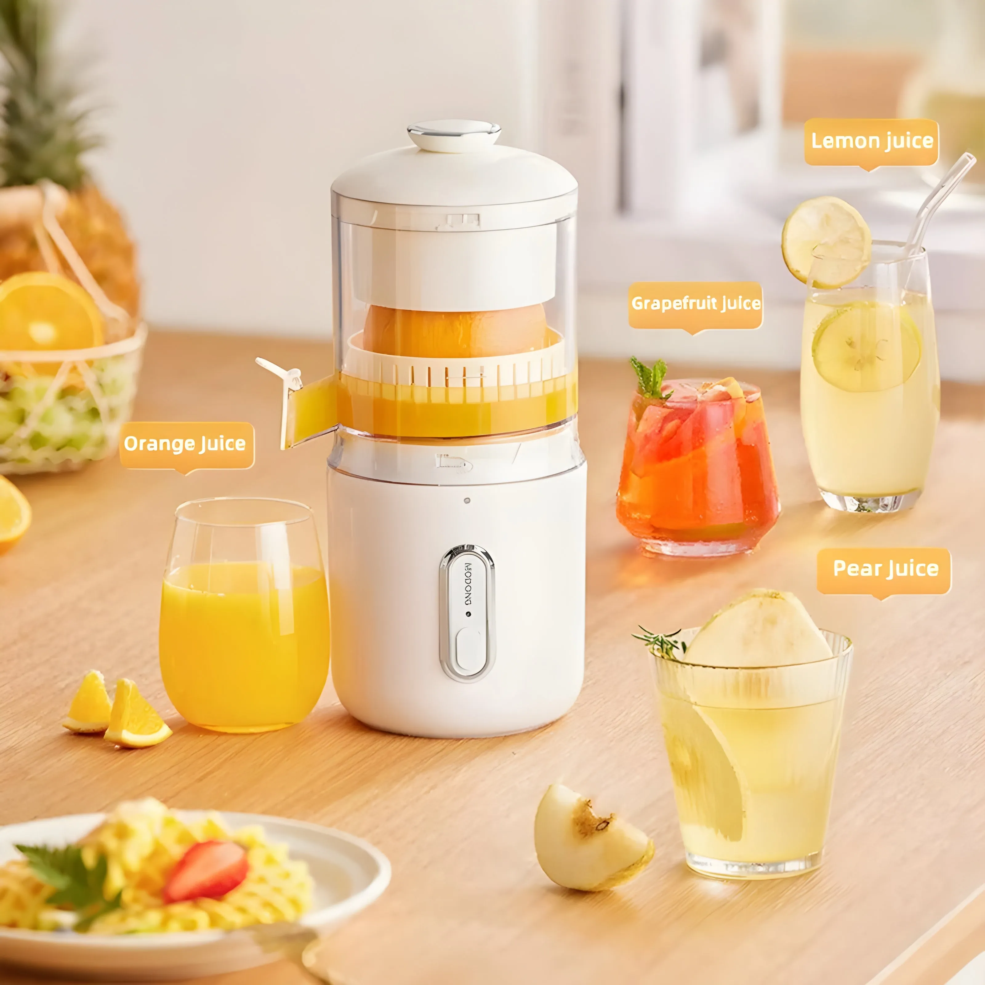 Compact Portable Fruit Juicer - Fresh Juice Anytime