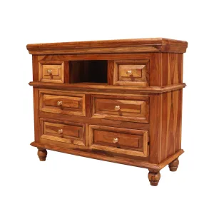 Compact Sheesham wood 2  4 Drawer's Chest