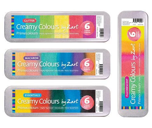 Creamy Colours by Zart Pack of 4 Sets