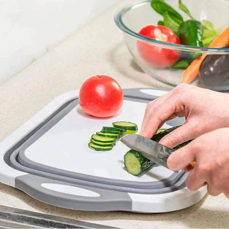 Cutting Board With Vegetable Washer