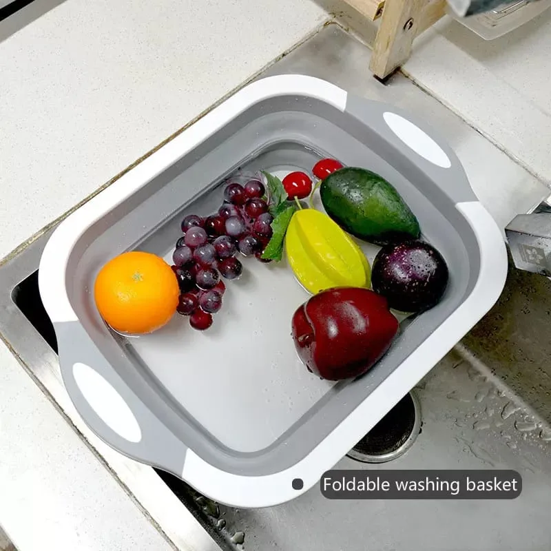 Cutting Board With Vegetable Washer