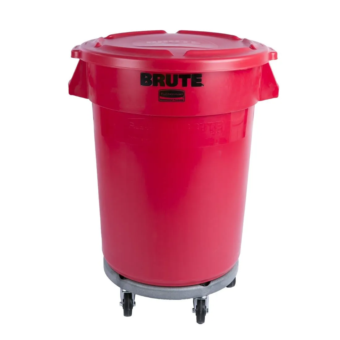 DN849 Rubbermaid Brute Utility Container Red 121Ltr