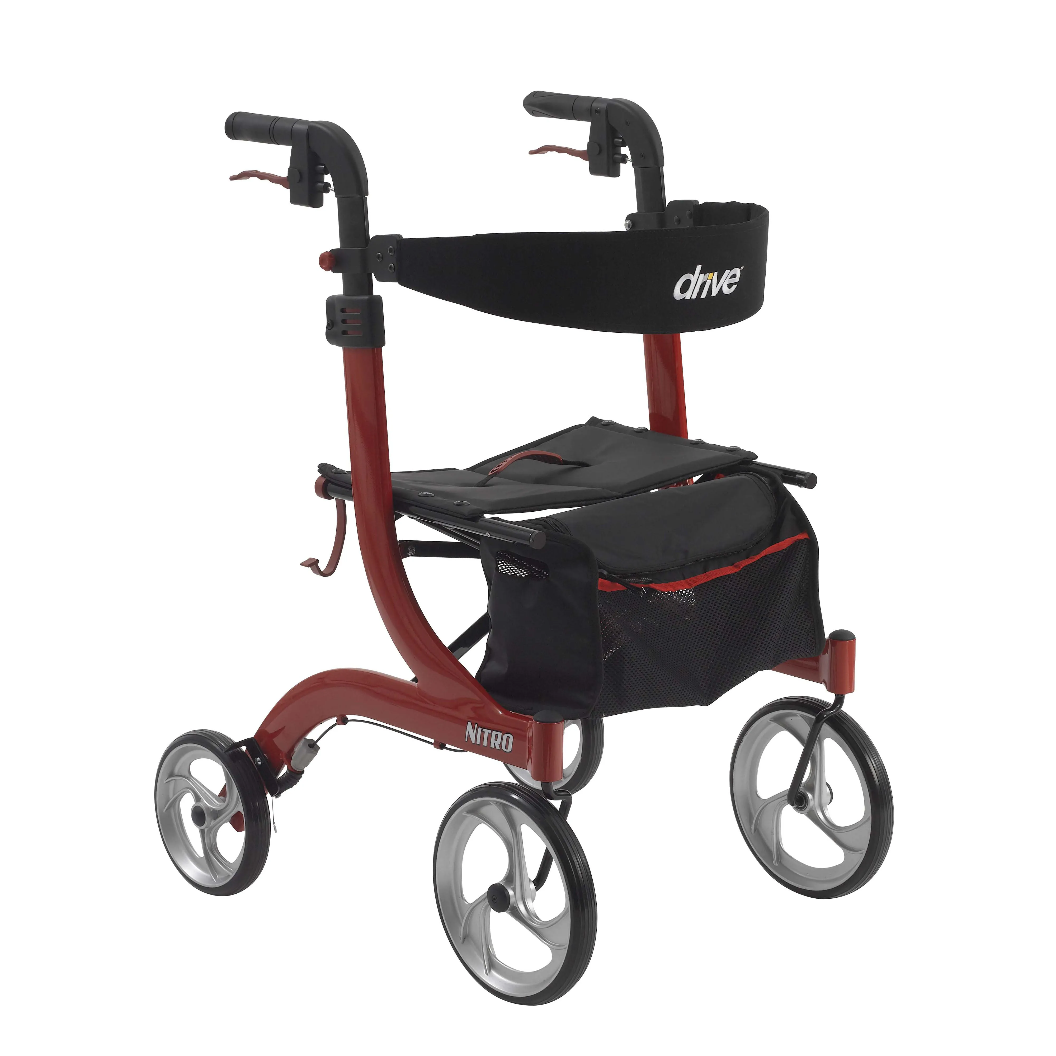 Drive Medical Nitro Euro Style Rollator Rolling Walker