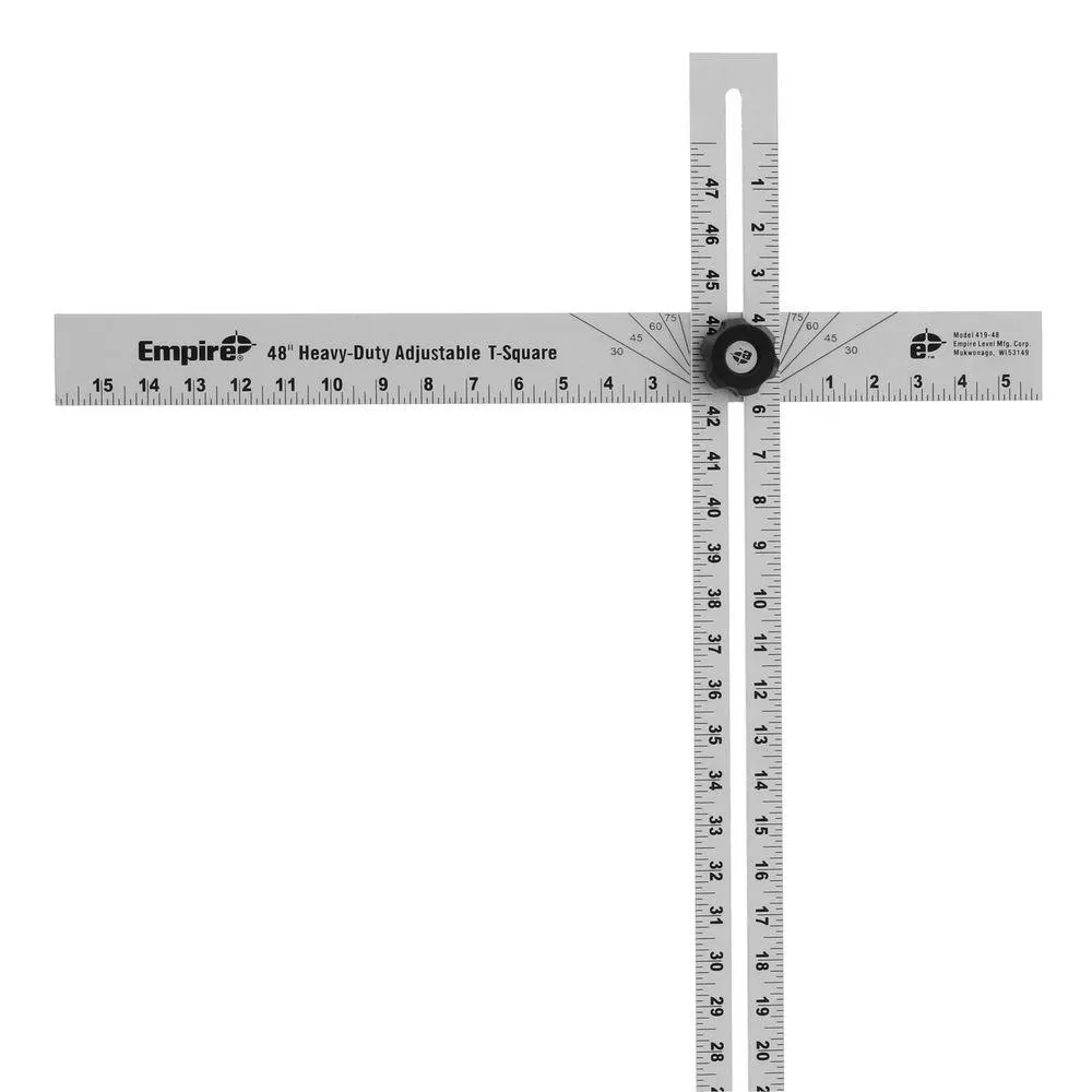 Empire 419-48 48in Adjustable Head T-Square