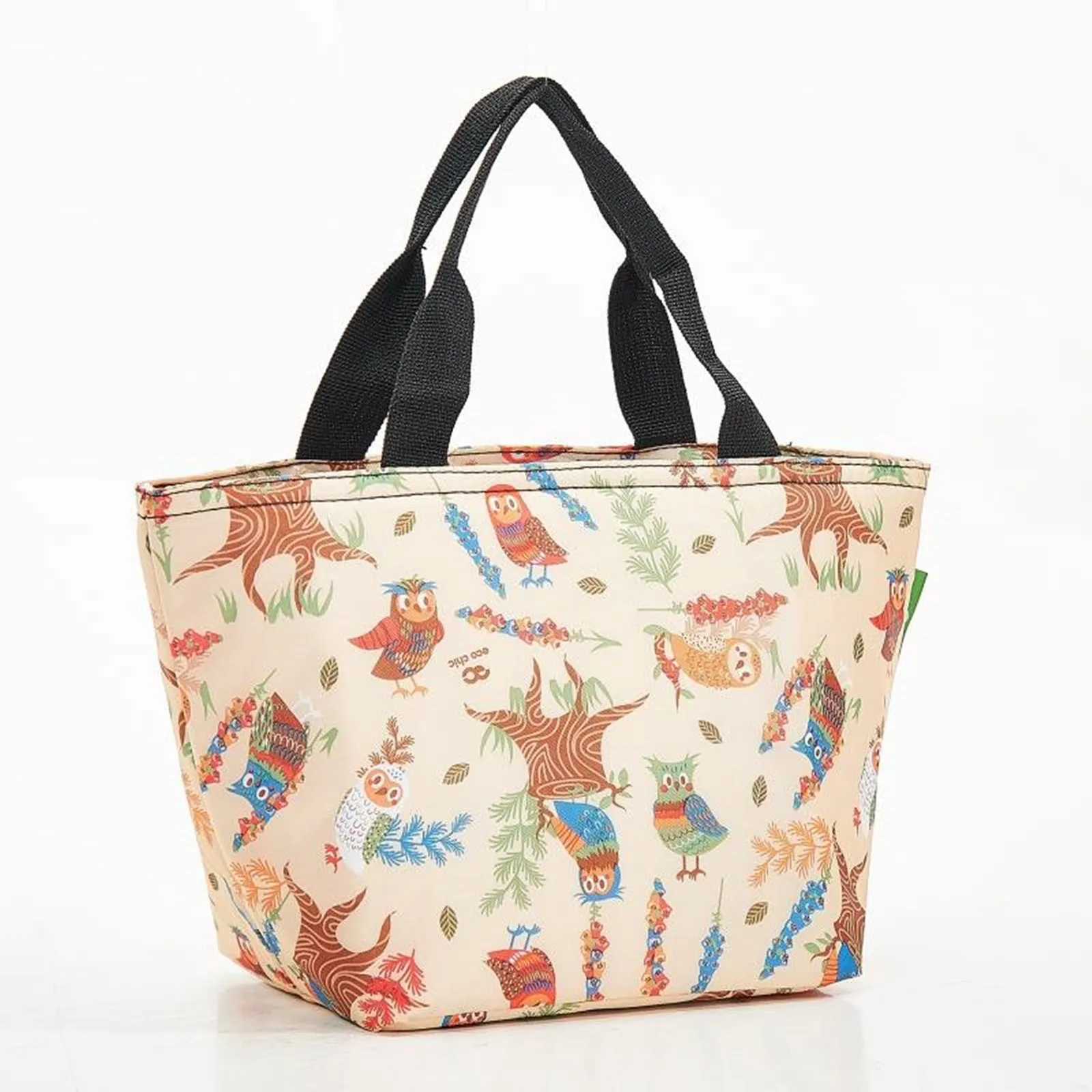 Expandable Cool Bag/Lunch Bag/Insulated Bag - New Owls by Eco Chic