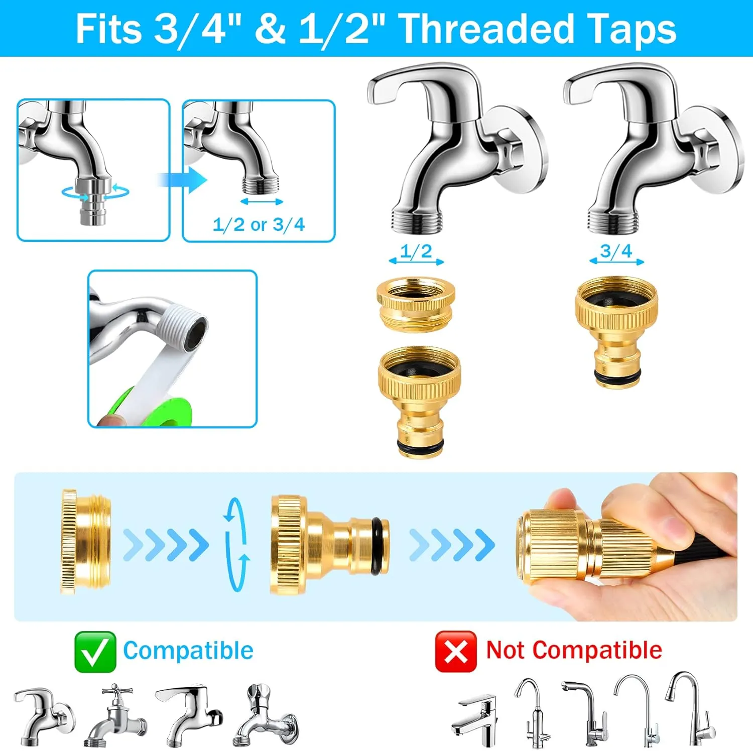 Expandable Garden Hose Pipe 15M