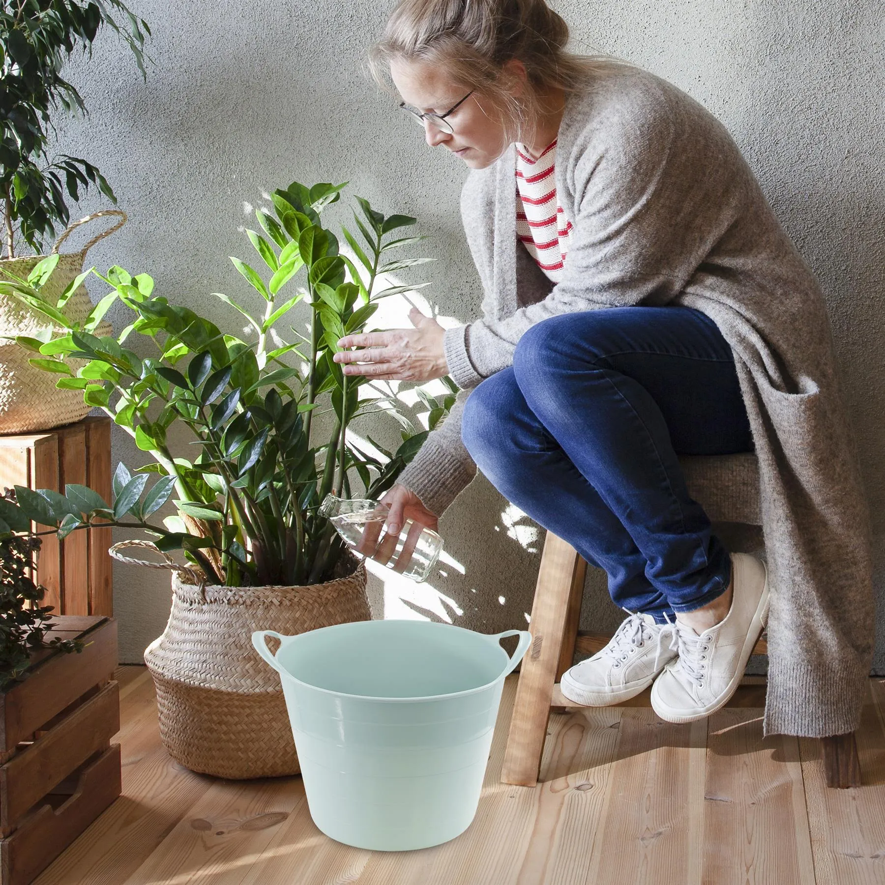 Flexi Tub 7L Home Garden Laundry Basket