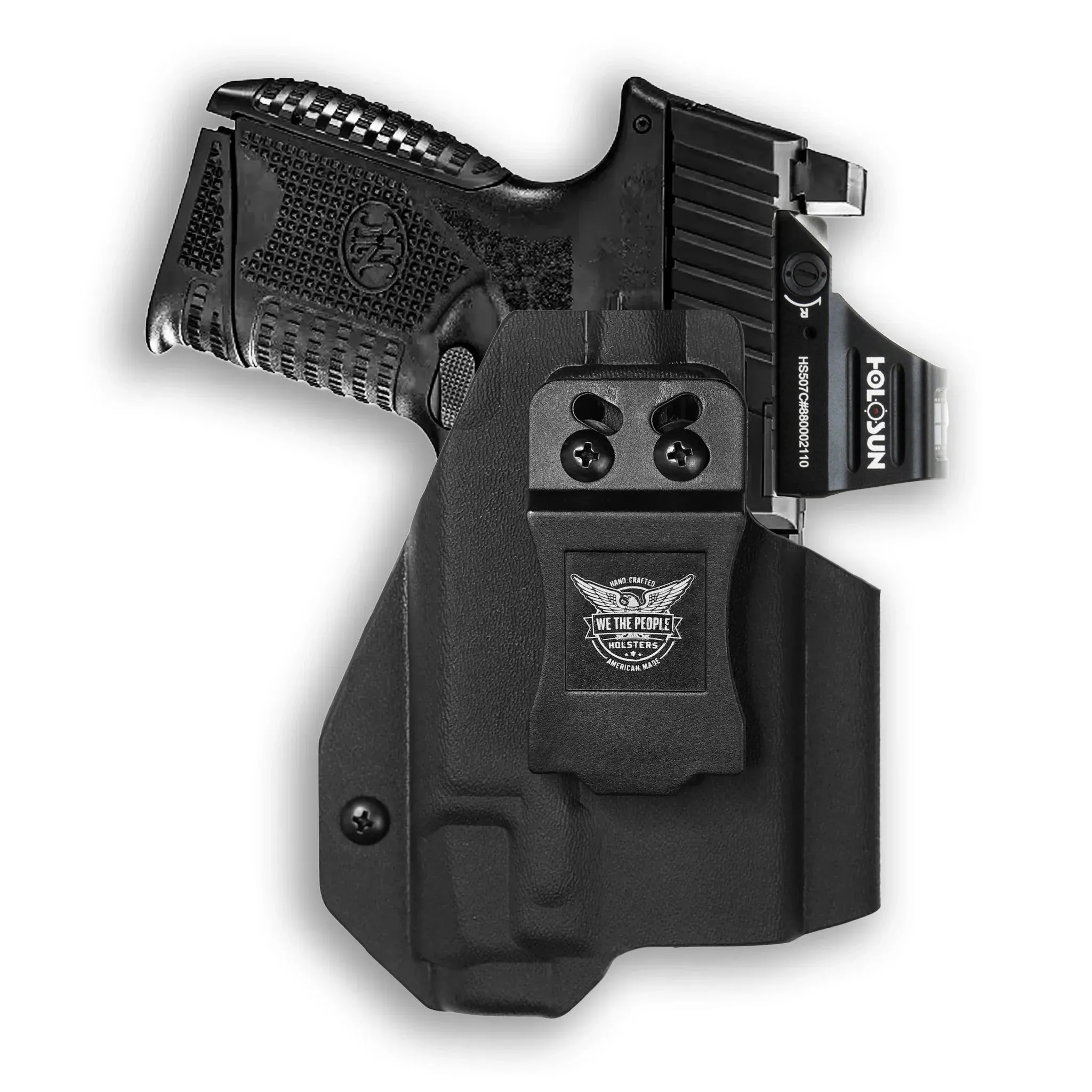 FN 509 Compact Tactical with Streamlight TLR-7/7A/7X Light Red Dot Optic Cut IWB Holster