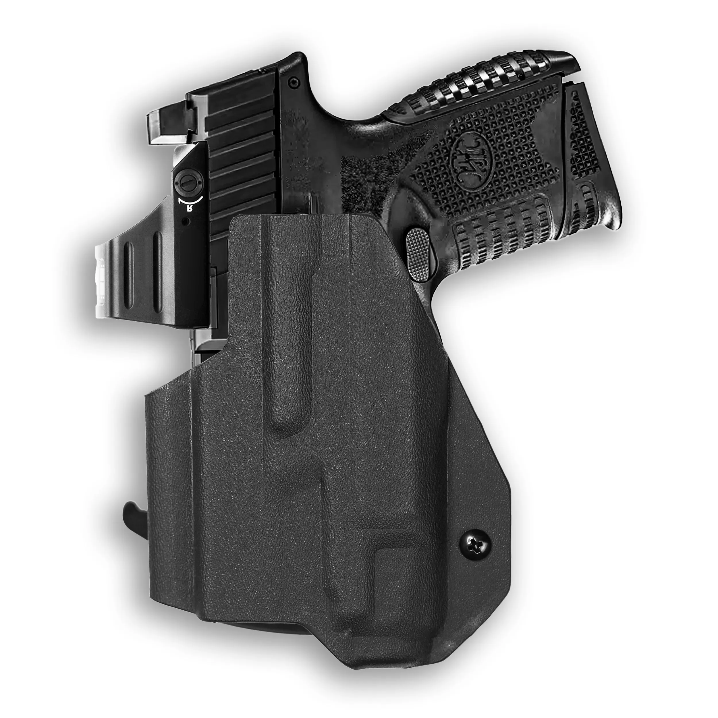 FN 509 Compact Tactical with Streamlight TLR-7/7A/7X Light Red Dot Optic Cut OWB Holster