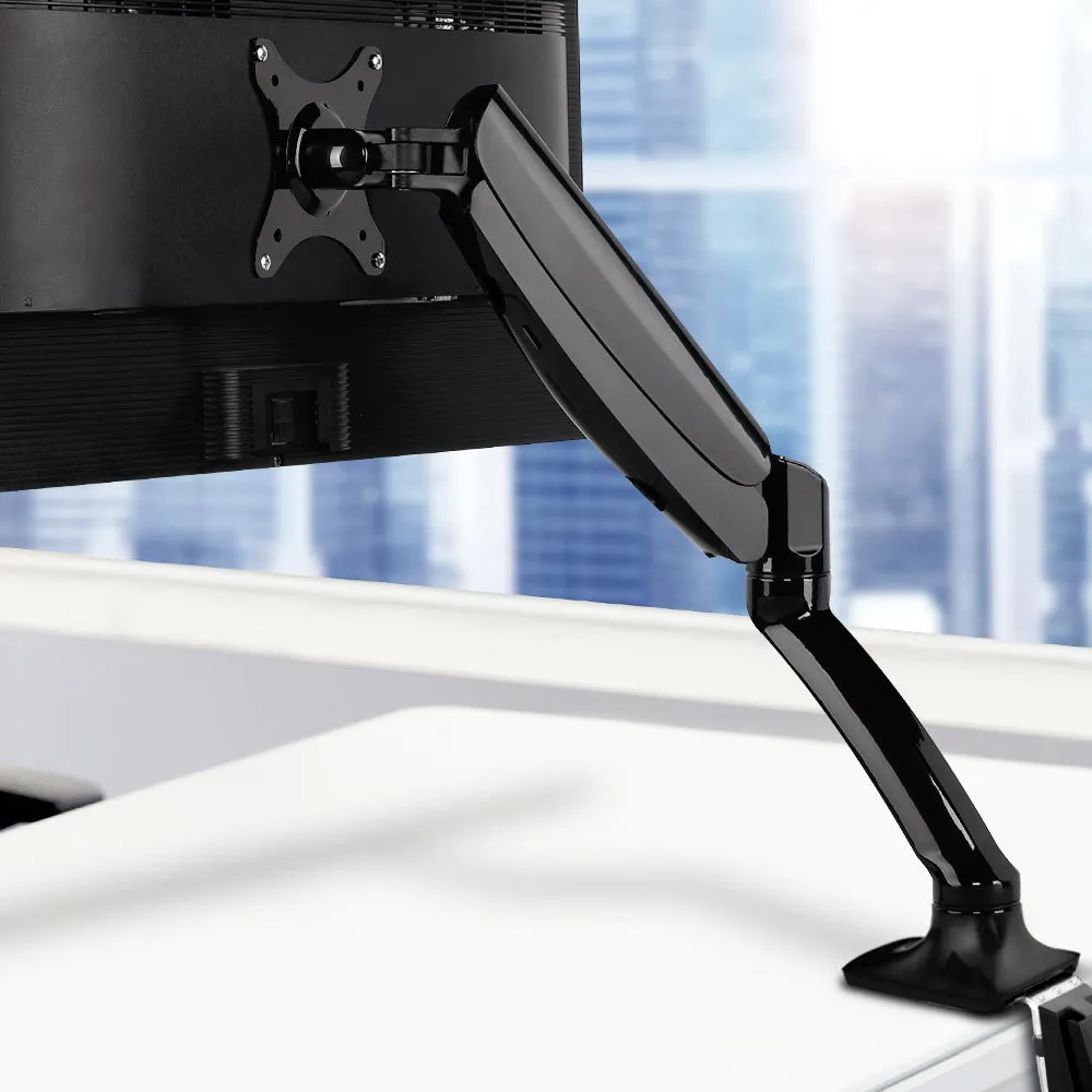 Fully Adjustable Single Monitor Arm Stand, Gas Spring - Artiss