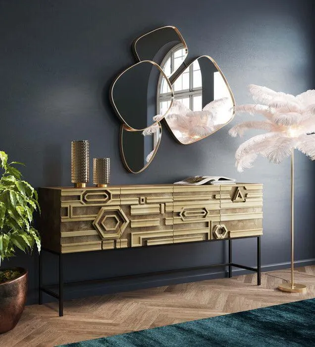 Futuro Gold Sideboard