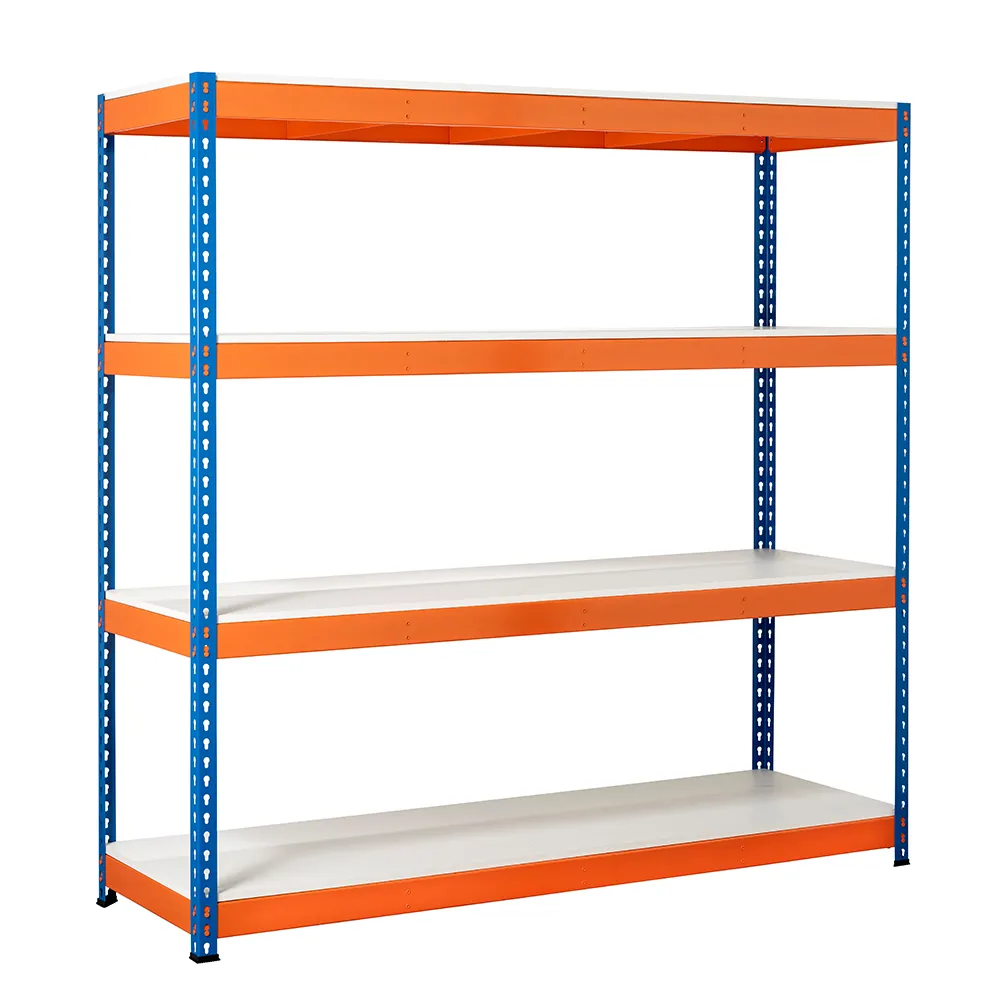 Heavy Duty Industrial Shelving Unit 4 Levels 2200mm High - Select Your Size | 400KG's UDL Per Shelf