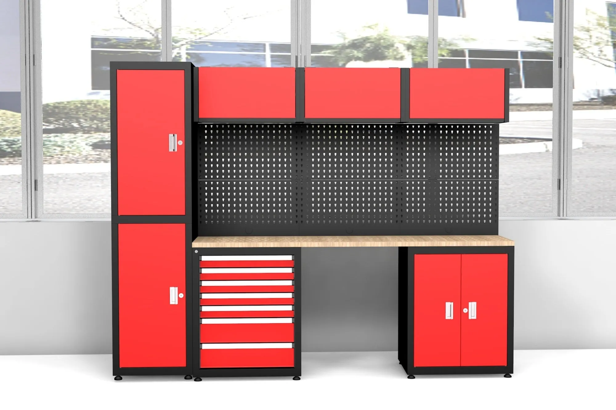 Heavy Duty Ready-to-assemble Steel Garage Storage System 108E