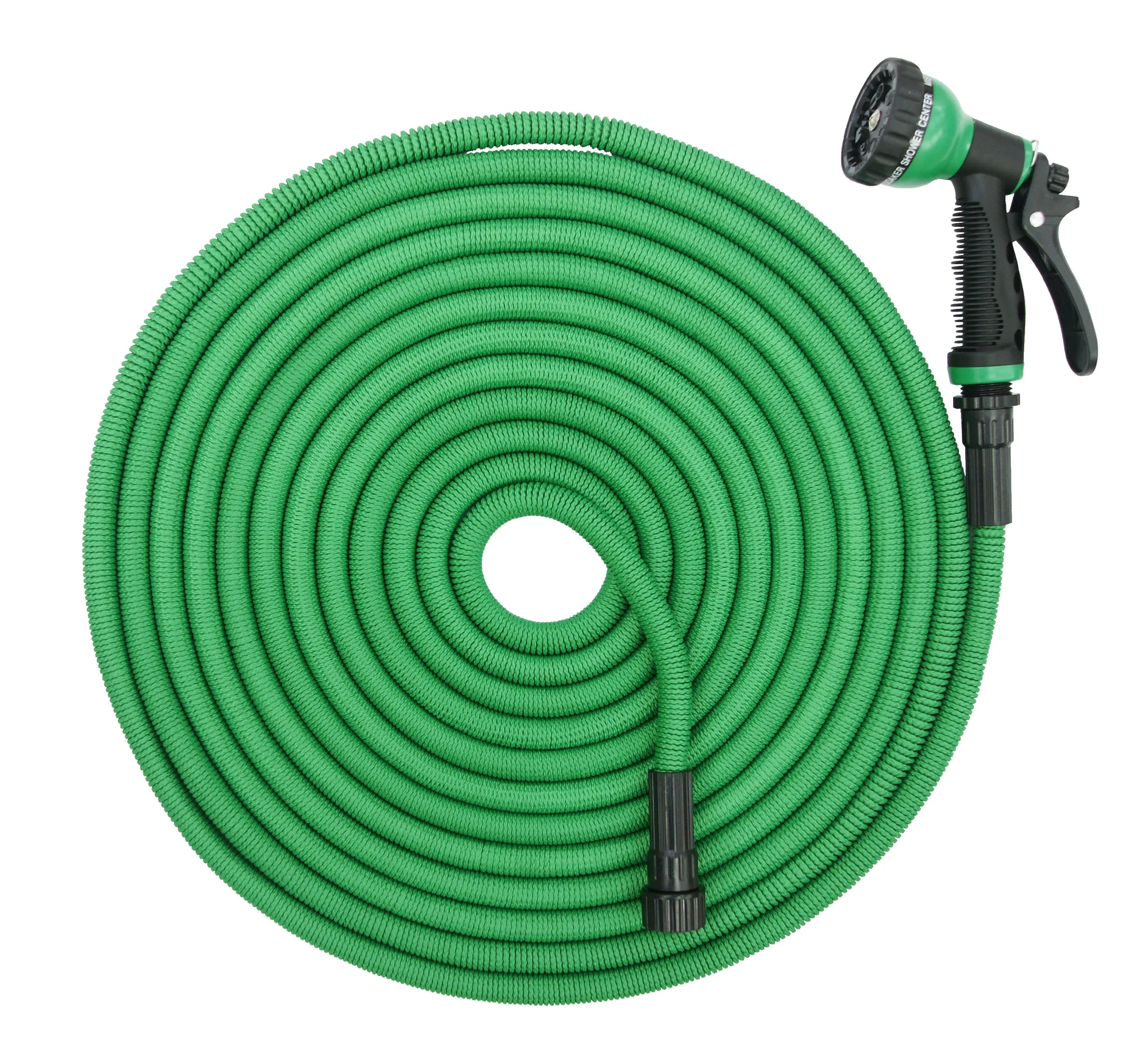 iLiving Patented Expandable Garden Hose - Heavy Duty Superior Strength, Extra Strong Brass Connectors, with 9 Spray Nozzle, Lightweight  ( 50 / 75 / 100 Feet )