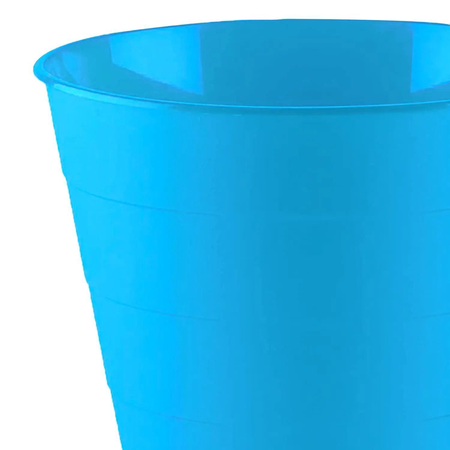 Kuber Industries Dustbin|Plastic Dustbin|Dustbins for Kitchen|Dustbin For Bedroom,Hall|Dustbin For office|8 Litre Dustbin|Pack of 2 (Sky Blue)