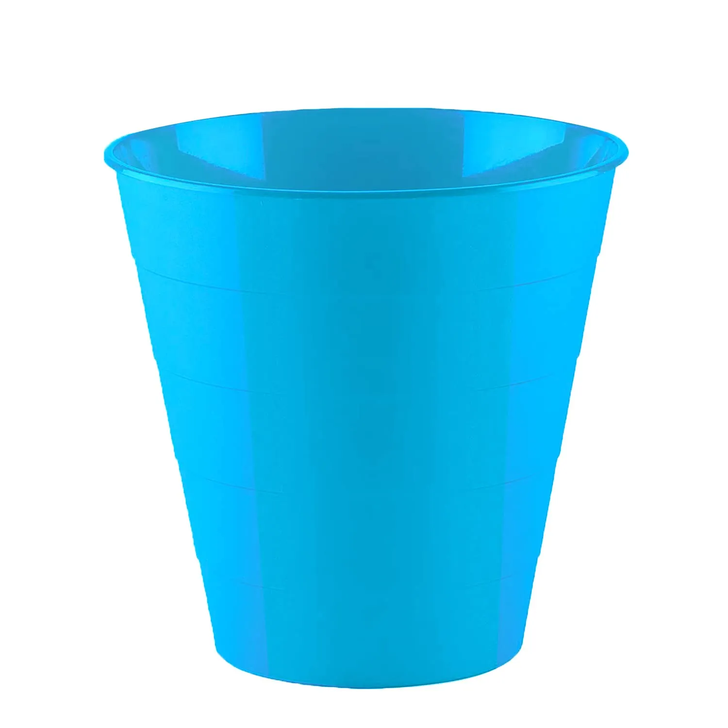 Kuber Industries Dustbin|Plastic Dustbin|Dustbins for Kitchen|Dustbin For Bedroom,Hall|Dustbin For office|8 Litre Dustbin|Pack of 2 (Sky Blue)