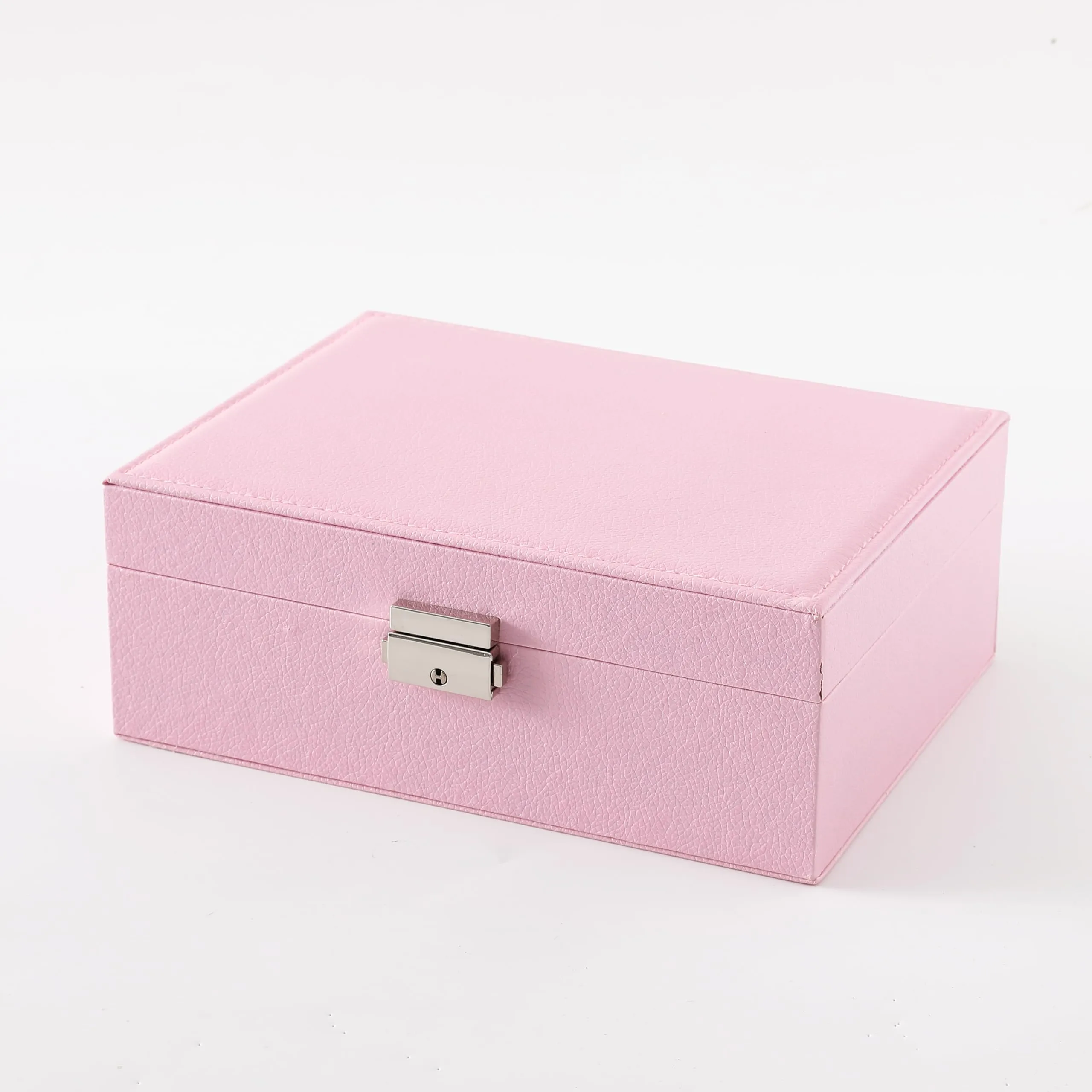 Kuber Industries Pack of 5 Mini Jewelry Box | Travel Jewellery Organizer Storage Box | Portable Case for Rings Earrings| Portable Jewelry Organizer | Proposal Gifts for Women Girl |YXX-026 | Pink