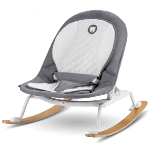 Lionelo Rosa Baby Rocker (Stone Grey and White)