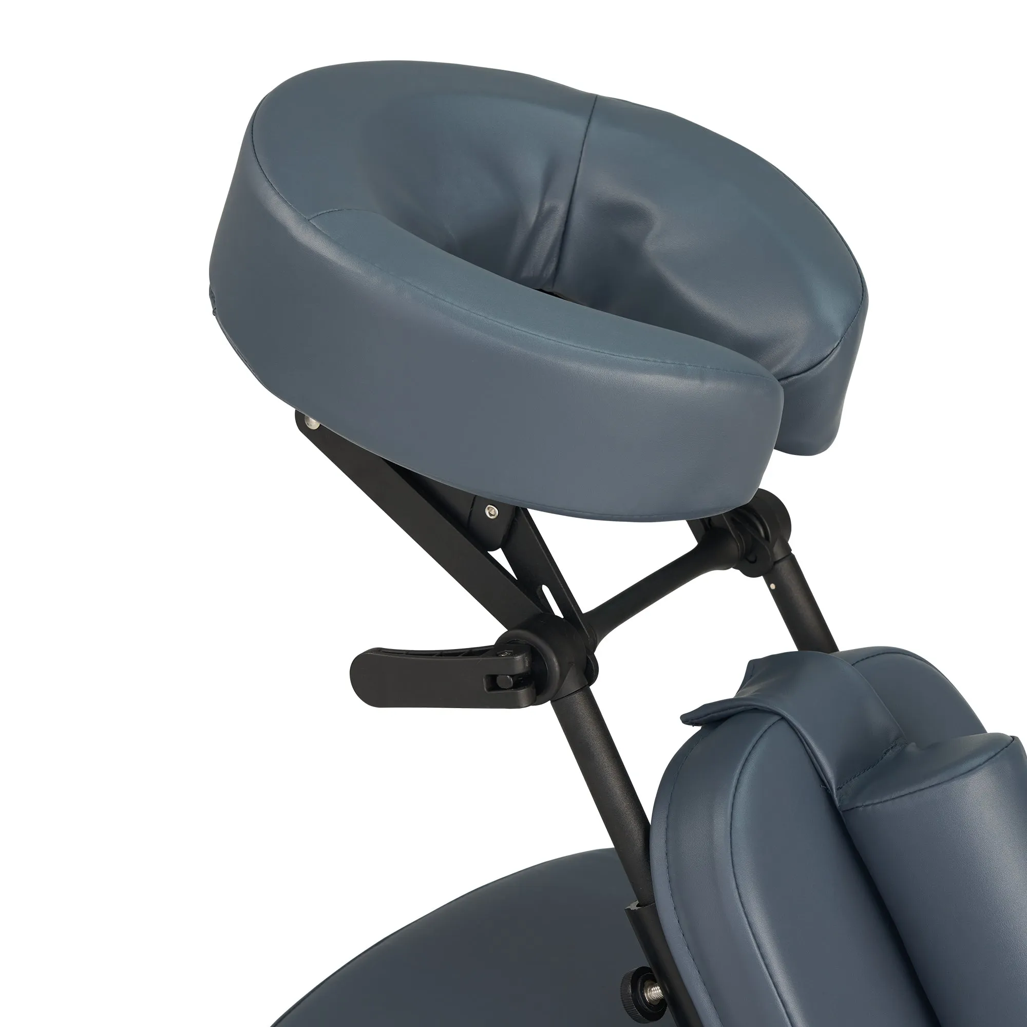 Master Massage The PROFESSIONAL Portable Massage Chair Package with Wheeled Case, Royal Blue