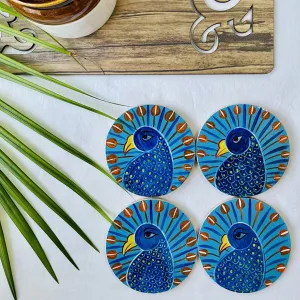 Mayur - Round Wooden Coasters