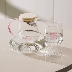 Minimalist Creative Water Pitcher Transparent Thick And High Temperature Resistant