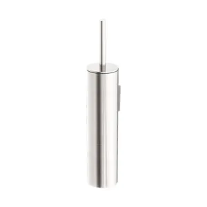 Nero Mecca Toilet Brush Holder Brushed Nickel