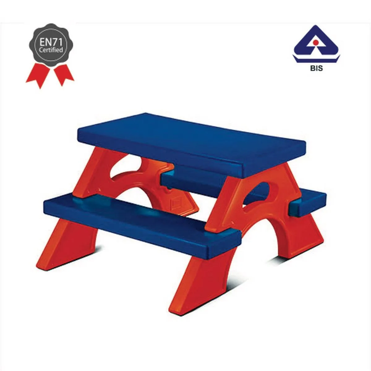 Ok Play Joy Station, Comfort And Safety For Four Kids, Perfect For Home And School, Red & Blue, 2 to 4 Years