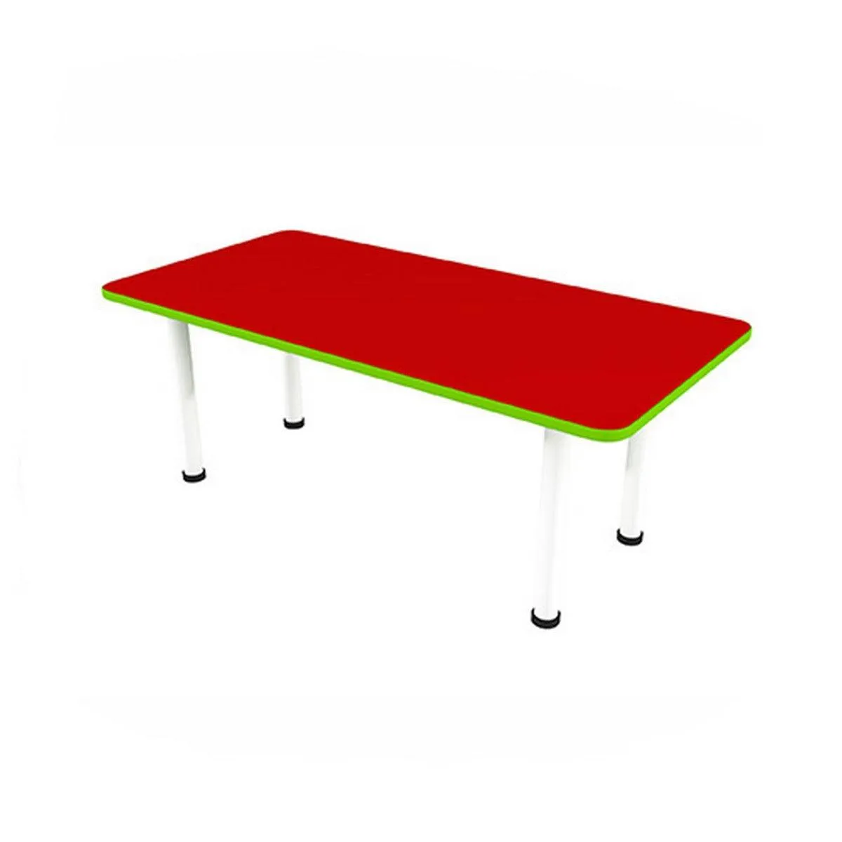 Ok Play Rectangular Table Wooden, Study Desk, Activity Table, Plastic Chair, Perfect For Home, Creches And School, 2 to 4 Years