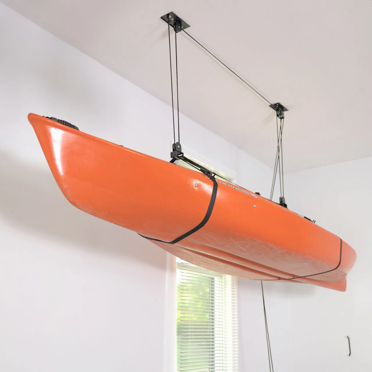 OUTLET | Essential Kayak Garage Ceiling Storage Hoist | Holds up to 150 lbs