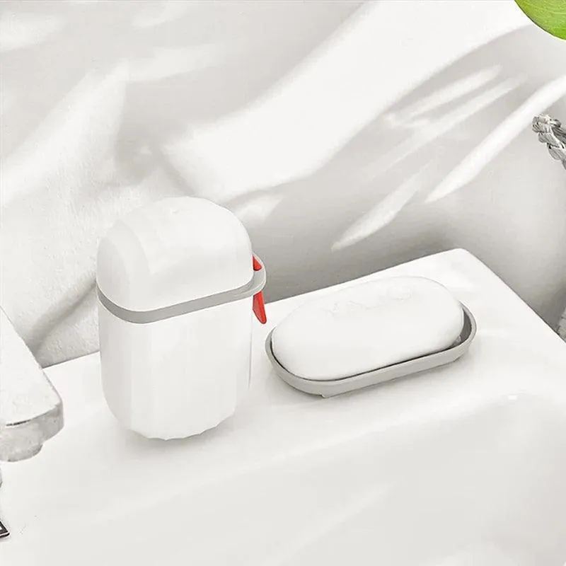 Portable Soap Dish Holder with Sealing Lid: Durable Soap Organizer for Home & Travel