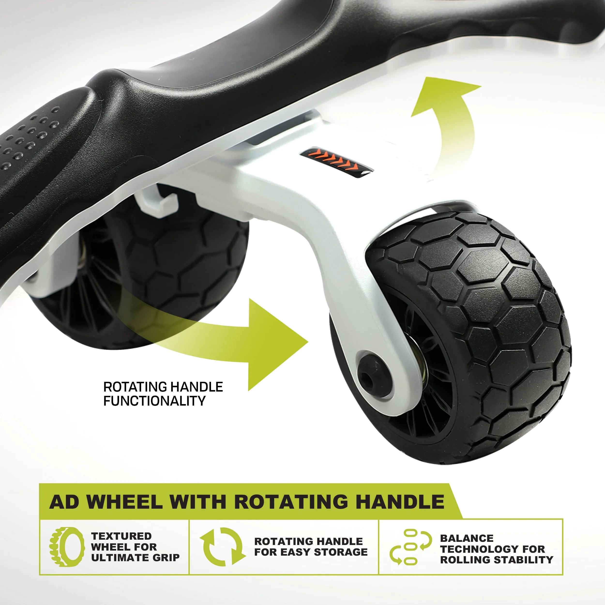 PRCTZ Ab Wheel with Rotating Handle