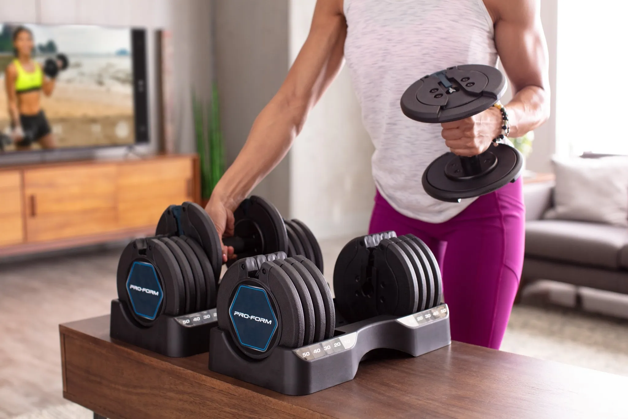 Pro-Form® 50 lb. Adjustable Dumbbell Set